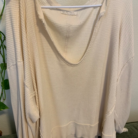 Free People Waffle Shirt - Picture 4 of 5